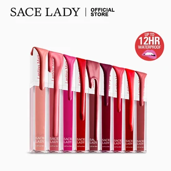 

SACE LADY Liquid Lipstick Matte Makeup Long Lasting Lip Tint Make Up Nude Lip Stick Set Waterproof Liptint Cosmetics Wholesale