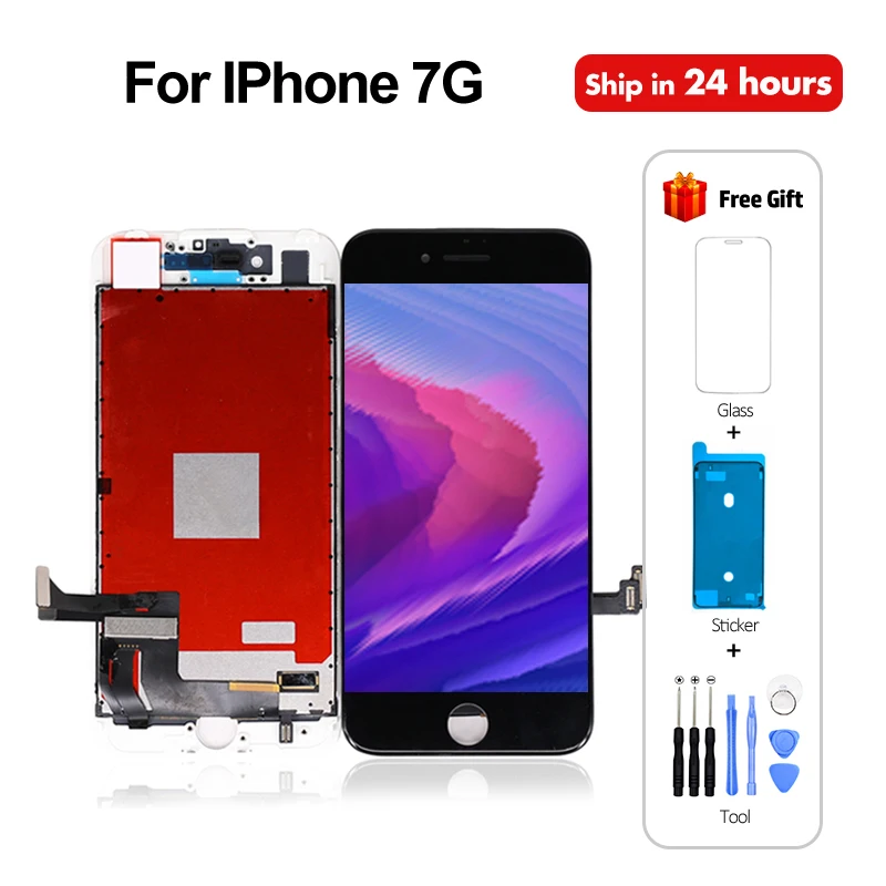 ЖК дисплей для iPhone 7 сенсорный экран дигитайзер в сборе 7G смартфон запасные части