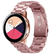 Металлический ремешок из нержавеющей стали для samsung Galaxy Watch Active 40 мм/Galaxy Watch 42 мм металлический ремешок