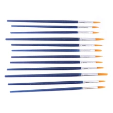 Pen Art Supply Nylon Brush Special Offer Hot 12Pcs/Set Fine Hand Nylon Brush Acrylic Painting Thin Hook Line