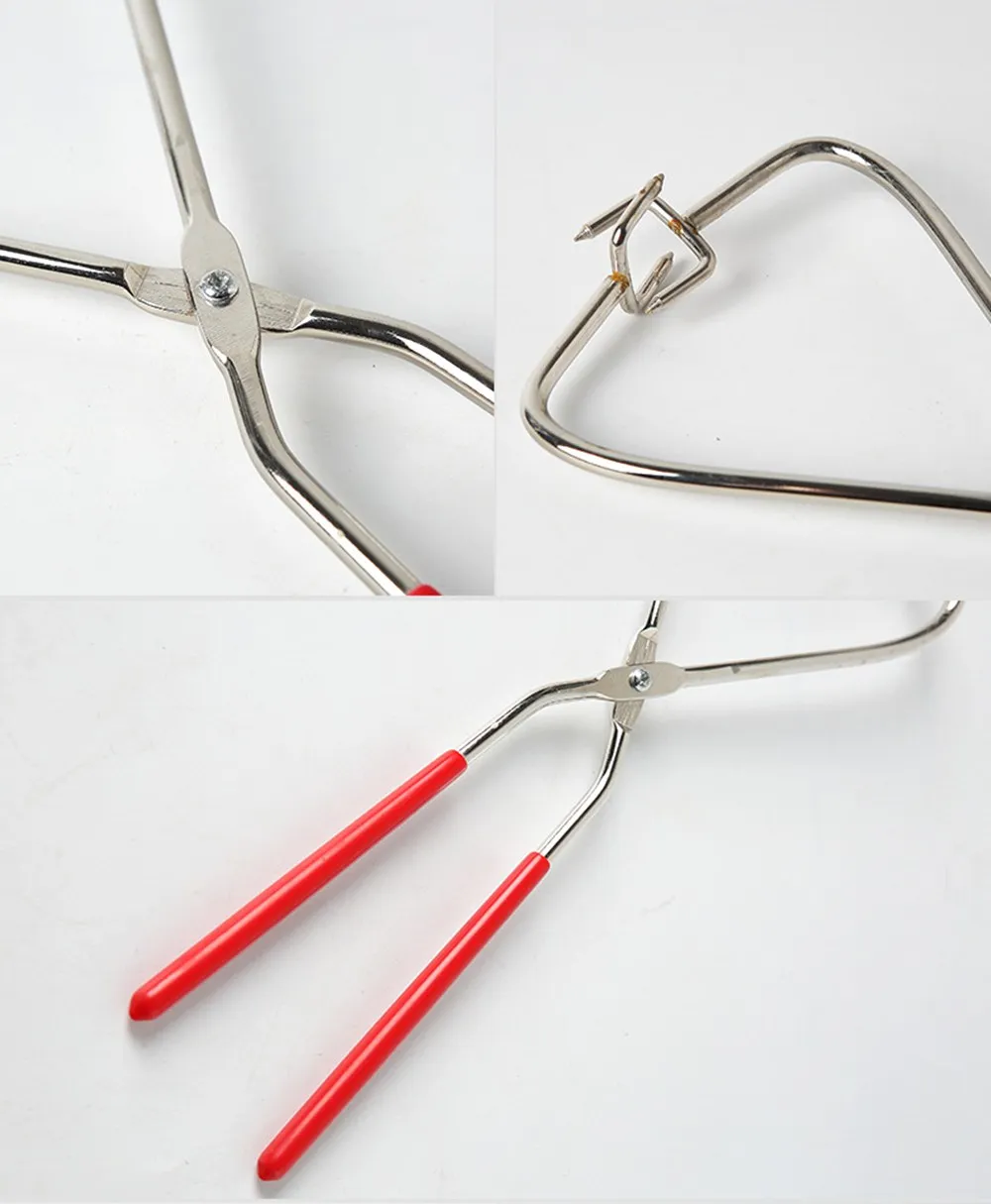 stainless steel Clay Sculpture Dipping Tong Pottery Tool for Colour&Glaze Finishing Craft Ceramics Craft Sculpting Moulding