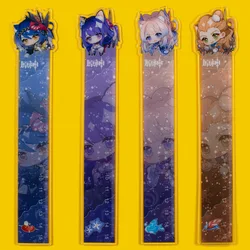Anime Ruler Genshin Impact Straight Rulers Aloy Kujo Sara Cartoon Stationery Student Drafting Supplies Children School Supplies