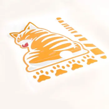 

2018 Funny Creative Cartoon Cat Moving Tail Stickers Auto Vehicle Window Wiper Decals Car Outside Styling Decoration car-styling