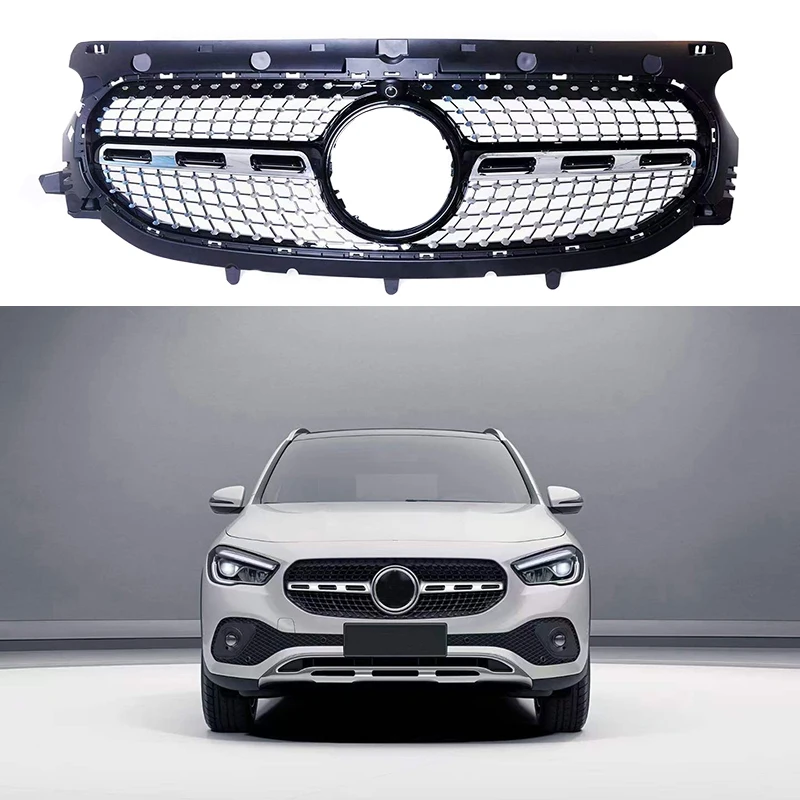 

Front bumper grill without emblem Grille fit for benz 2020 GLA ABS