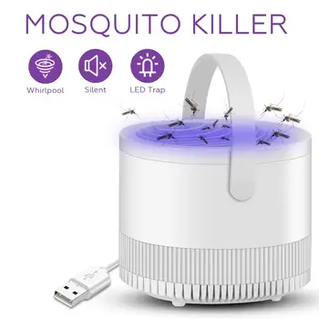 

USB Electric Mosquito Insect Killer Lamp Repellent Bug Zapper Trap Photocatalysis Mute Anti Mosquitos USB Killer LED Lamp