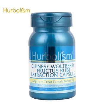 

Hurbolism Chinese Wolfberry Fructus Rubi Extraction Capsule, Adjuvant Treat Female Infertility, Plants Extract, 50pcs
