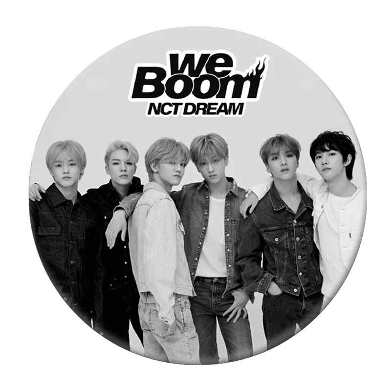 

Korean KPOP NCT NCT127 Album Brooch Pin Badge Accessories For Clothes Hat Backpack Decoration
