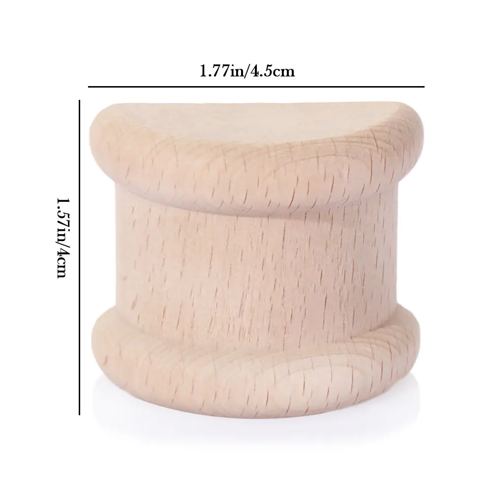 Vintage European-Style Solid Wood Carved Furniture Legs - Decorative Home Accents