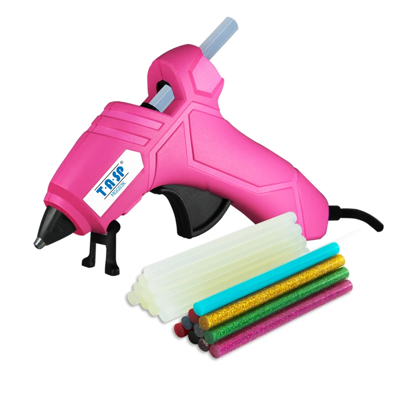 Herramientas de reparación de fusión de silicona, Mini Pistola de Pegamento Caliente DIY con palos de 7mm, 230V, 12(70)W, aprobado por la CE