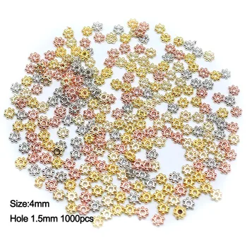 

1000/2000pcs Small CCB Spacer Loose Beads Round Shape CCB Beads Handmade Snowflake Beads for Jewelry Making