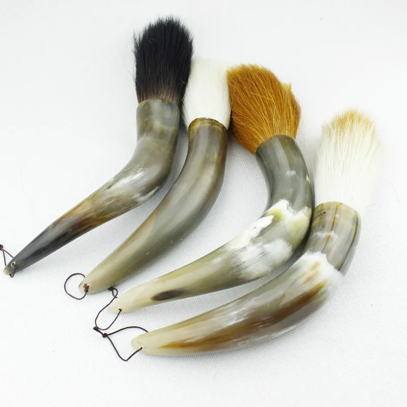 Ox Horn Hoppershaped Brushes Caligrafia Chinese Traditional