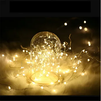 

1/2/5/10M LED String Lights Battery Powered Fairy Lights Lamp Holiday Garland Light USB For Christmas Wedding Indoor Decoration