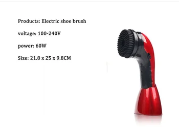 

Electric shoe Cleaning Machine Portable rechargeable oiling handy waxing polishing machine 5/7 Brush Heads One-touch switch