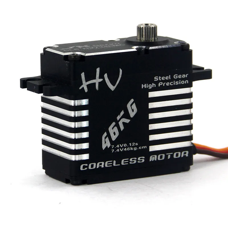 JX Servo CLS HV7346MG 46кг HV Водонепроницаемая стальная шестерня с ЧПУ Алюминиевый корпус