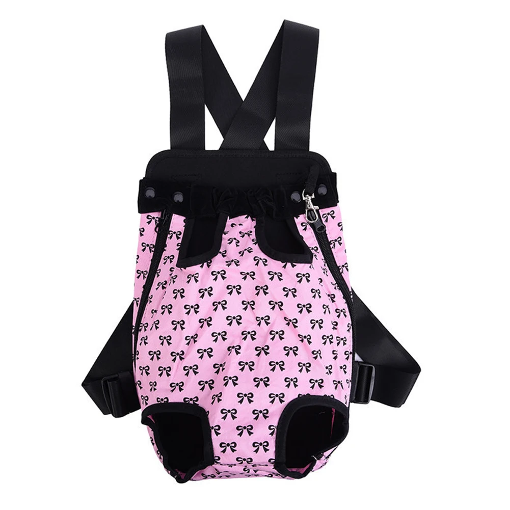 Портативная сумка для кошек для собак дорожная сумка передняя сумка чихуахуа с двойным плечевым ремнем сумки для переноски домашних животных - Цвет: Розовый