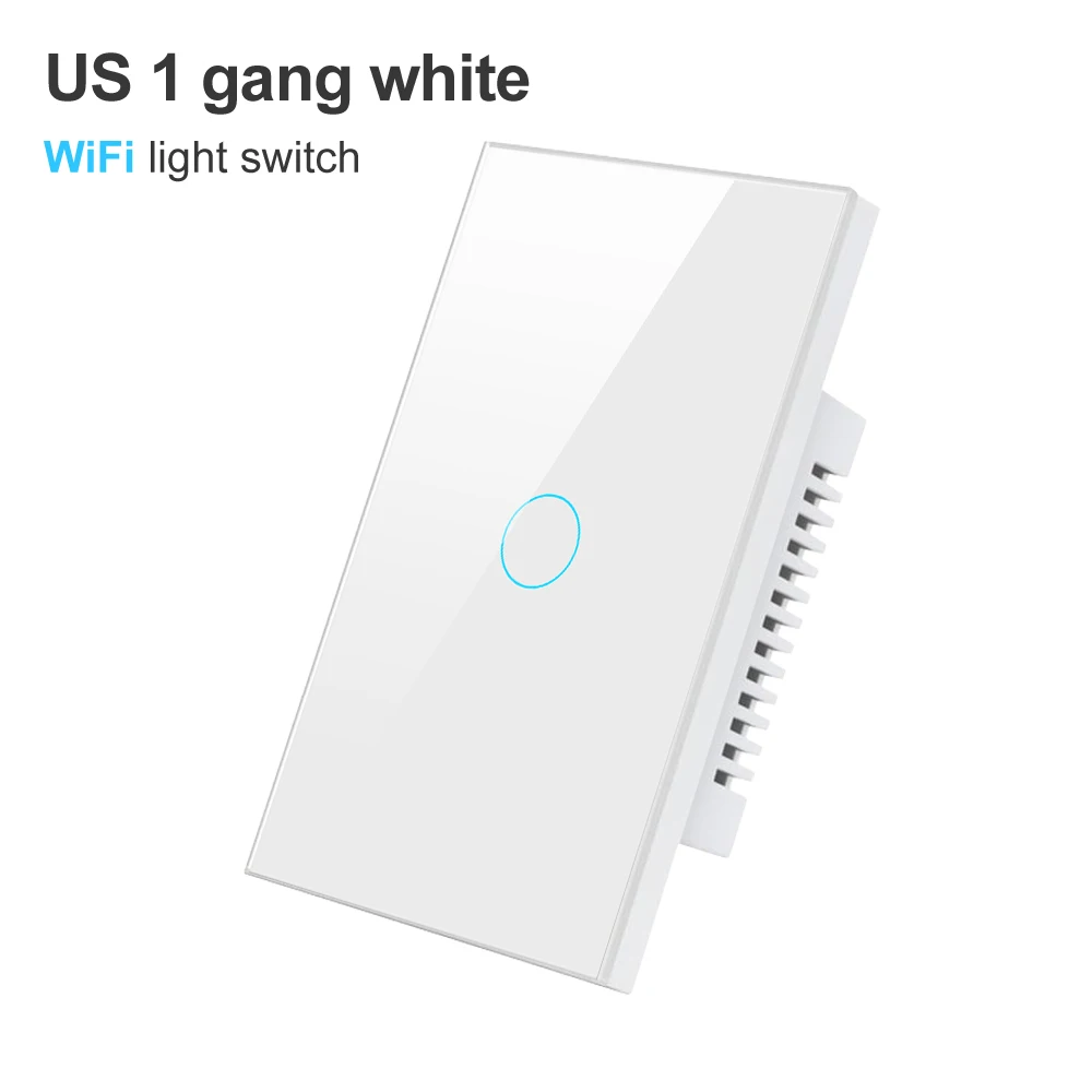 95- Smart Wall Outlet with 1 Gang Touch Switch Smart Life App Remote Control, Voice Control, Touch Control Compatible with Assistant Smart Switch Plug H42727
