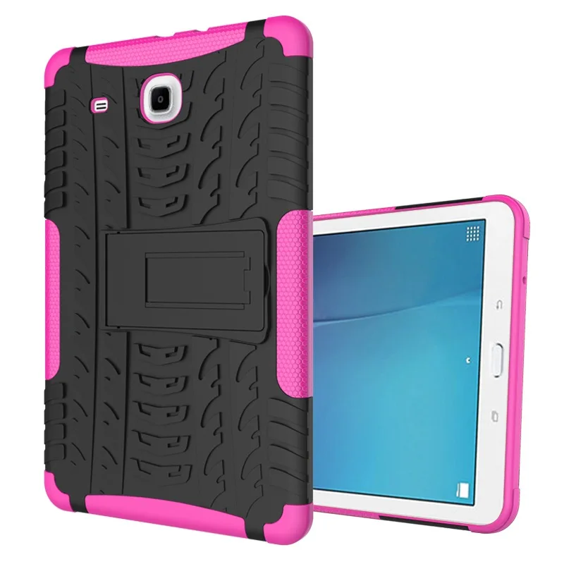 Case for Samsung Galaxy Tab E 9.6 case T560 TPU+PC Tablet Armore Cover for Samsung Tab e 9.6 inch SM-T560 T561 T565 T567 coque tablet touch pens Tablet Accessories