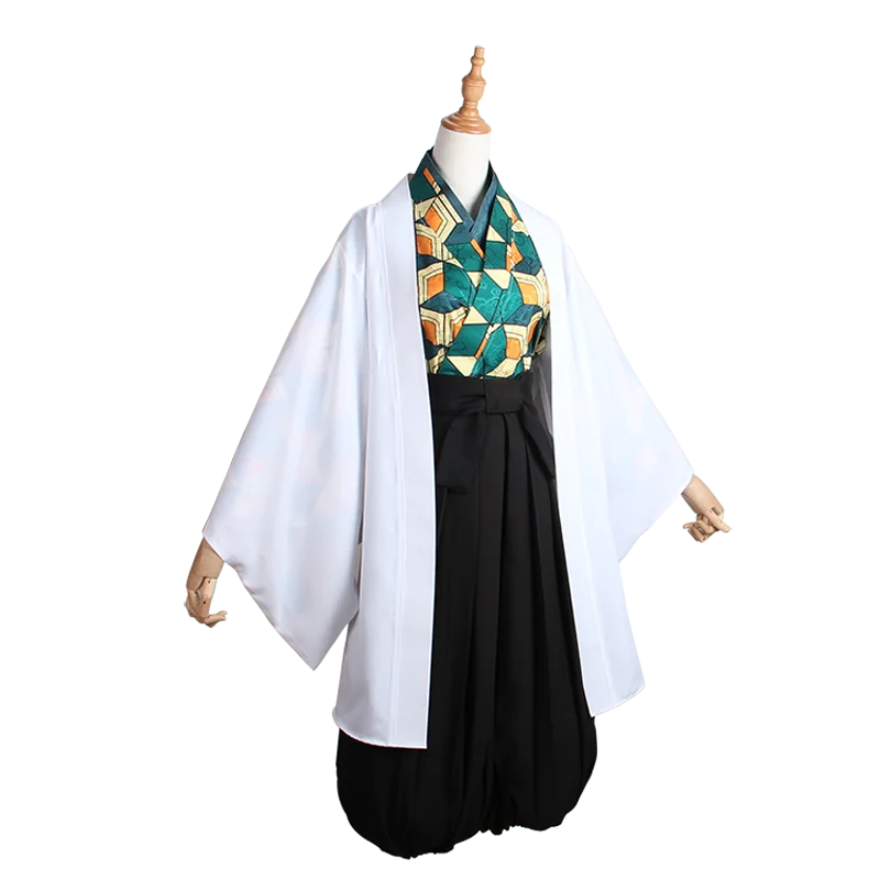Kimetsu no Yaiba Sabito, костюм для косплея, кимоно, платье, Униформа, аниме, одежда, наряды для женщин, мужчин, cos, размеры s-xl