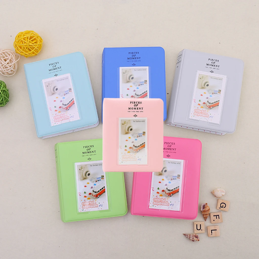 64-Pocket Mini Album Case Storage for fujifilm instax mini 8, 9 7s 50 3'' Film