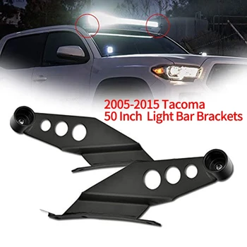 

50 Inch Roof Straight LED Light Bar Mounting Brackets Holder for Toyota Tacoma 2005-2015
