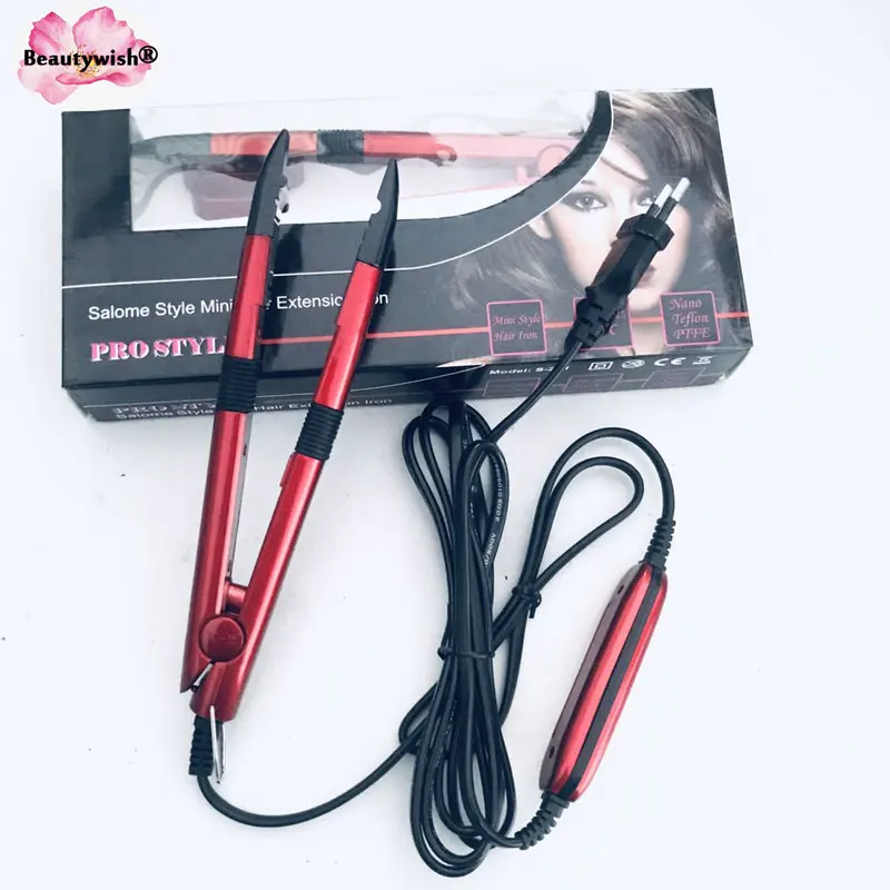 Tongs for Hair Extension 1Pc Mini Type Adjustable Temperature Connectors Iron Heat Keratin Hair Extensions Tools Mini Iron
