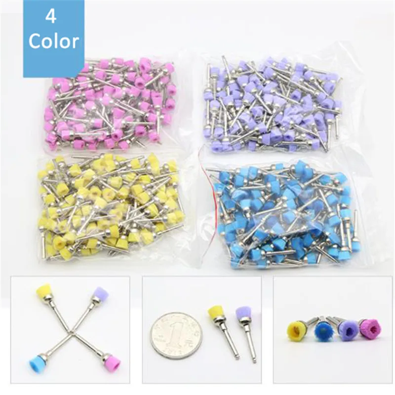 50 Pieces Dental Nylon Polishing Brushers Bowl Shape Dentist Tool Prophy Brush for Low Speed Bending Machine | Красота и здоровье