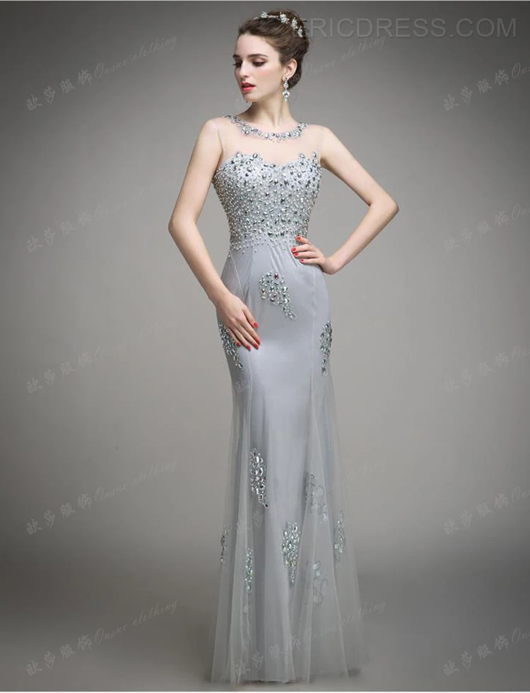 ; robe de soiree courte сексуальные сари michael korns Бисероплетение с украшением в виде кристаллов для продажи серебряный Тюль вечернее платье для мамы; обувь под свадебное платье для невесты