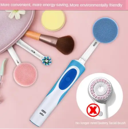Compatible with Oral-B Electric Toothbrushes Replacement Facial Cleansing Brush Head toothbrush heads Compatible with Oral-B Electric Toothbrushes Replacement Facial Cleansing Brush Head toothbrush heads