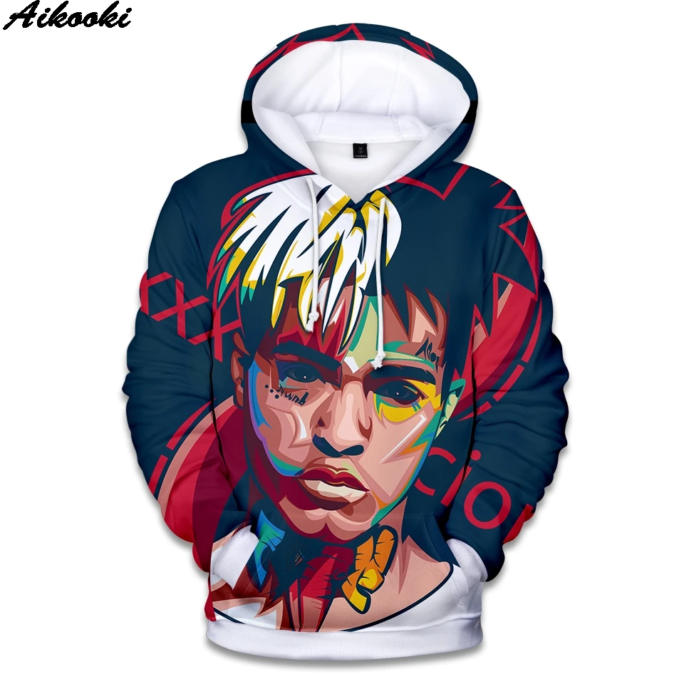 Толстовки с капюшоном с 3D принтом xxxtentacion, толстовки для мальчиков и девочек, лидер продаж, Зимние толстовки, lil, толстовки с открытым носком, мужская одежда