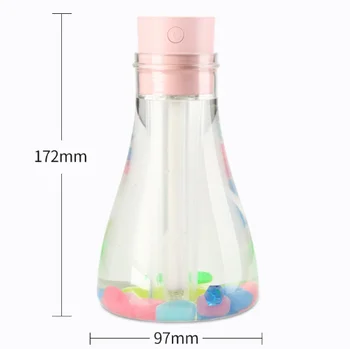 

KEBEIER 500ML Air Humidifier USB Mini Ultrasonic Mist Maker Fogger with Colorful LED Lights Home Aroma Diffuser