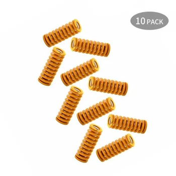 

10pcs Heatbed Spring Yellow Replacement Connect Leveling For 3D Printer