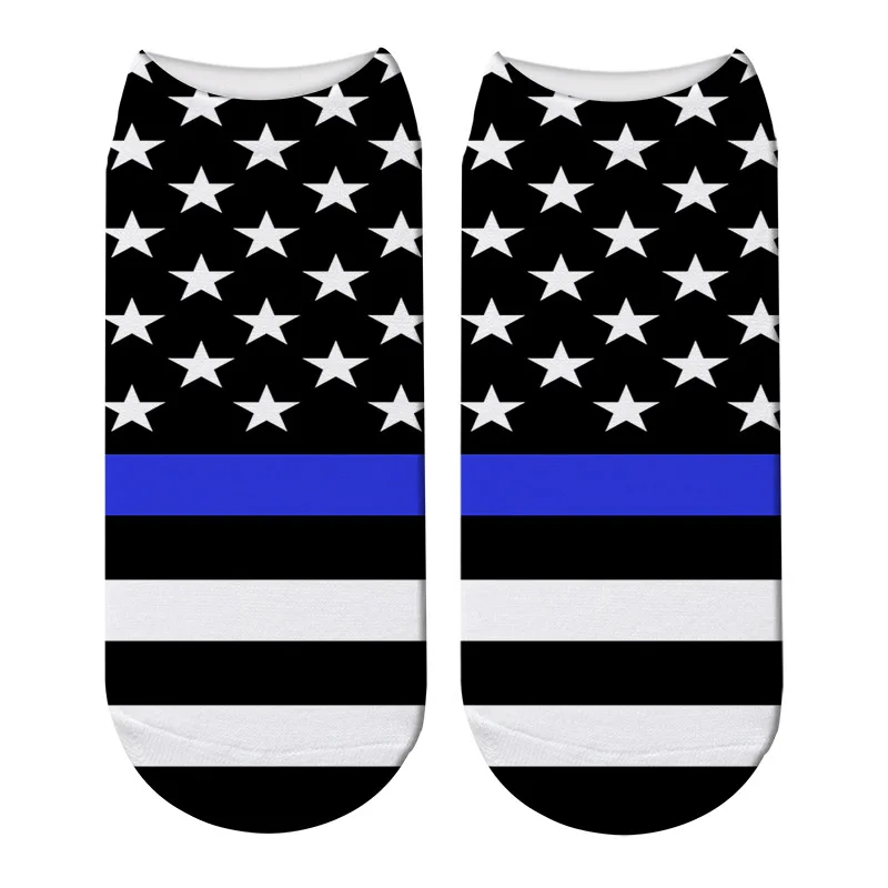 Мужские 3d печатных пар носков с изображением национального флага Женская