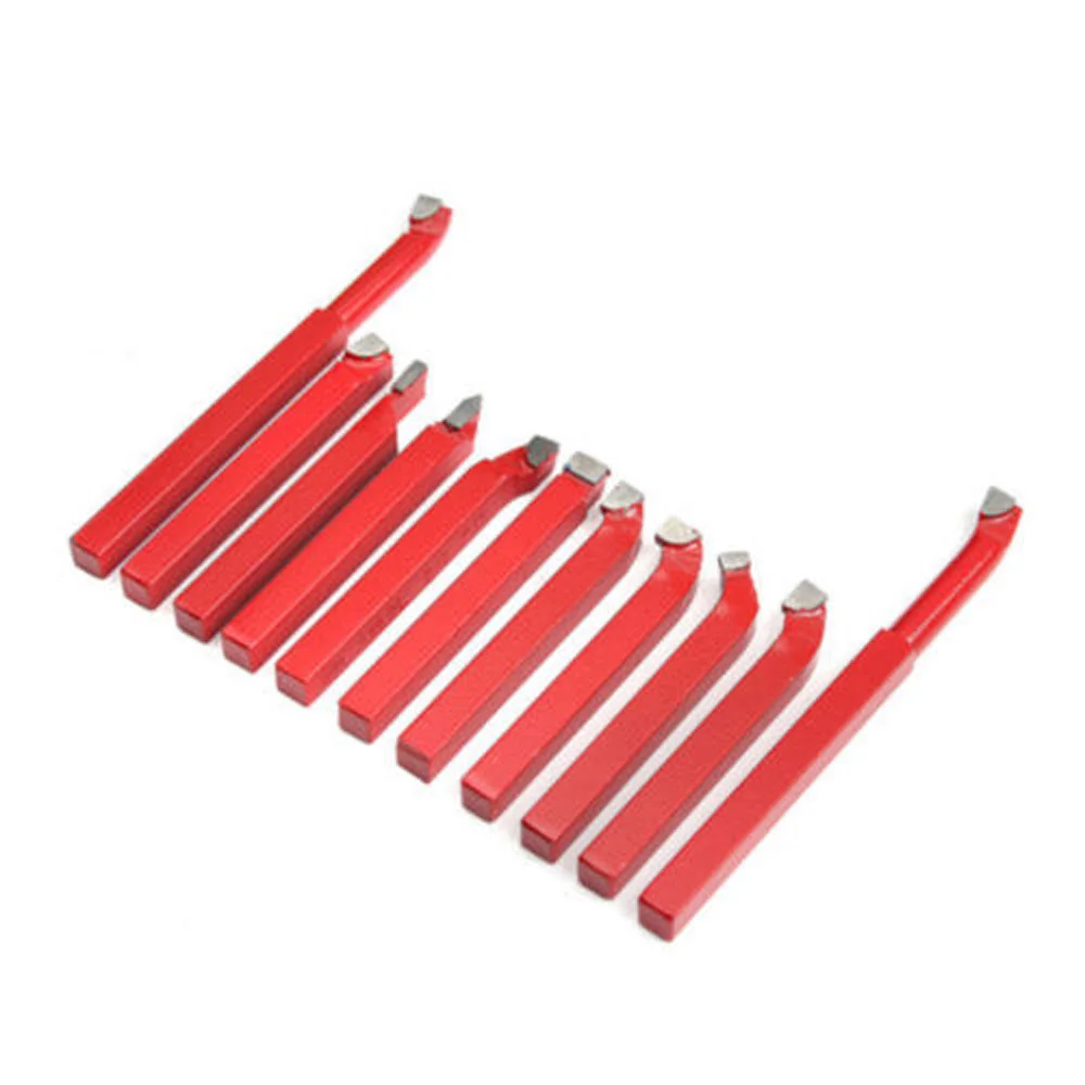 11 шт. набор карбида 8X8 мм карбида наконечник резак с наконечниками инструмент бит резки для металлический токарный инструмент