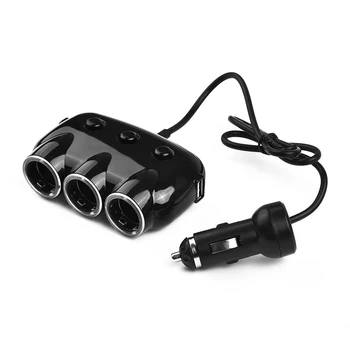 

100W Car charger Power Adapter Outlet 1pc Accessories Lighter Socket Splitter