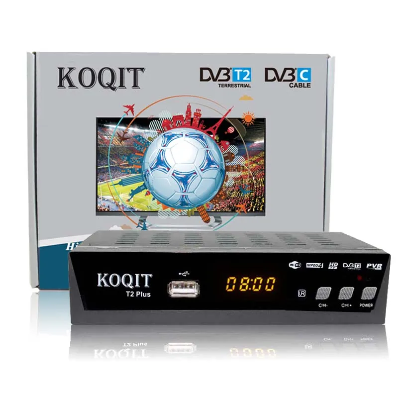 Cena HD DVB C Dvb t2 Tuner odbiornik cyfrowy Wifi darmowa telewizja Box Tuner Dvb T2 DVBT2 DVB IPTV M3u Youtube odbiornik tv rosyjski dekoder
