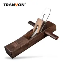 Деревообрабатывающий ручной рубанок плоский Плоский нижний край эбенового дерева строгальный станок по дереву подарок столярного инструмента