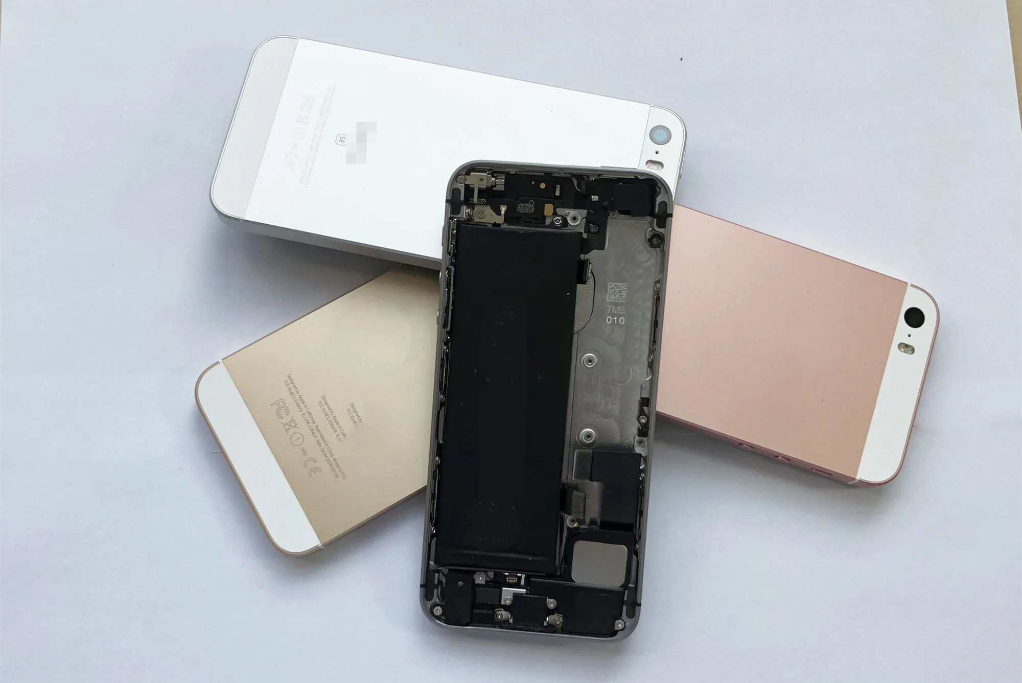 Б/у 90% для iphone 5 5s se задняя средняя рамка Шасси Полный Корпус в сборе крышка батареи с камерой
