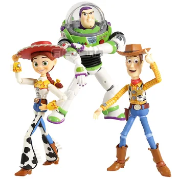 

Toy Story Revoltech 048 Jessie / 011 Woody / LR045 Buzz Lightyear PVC Action Figure Collectible Model Toy