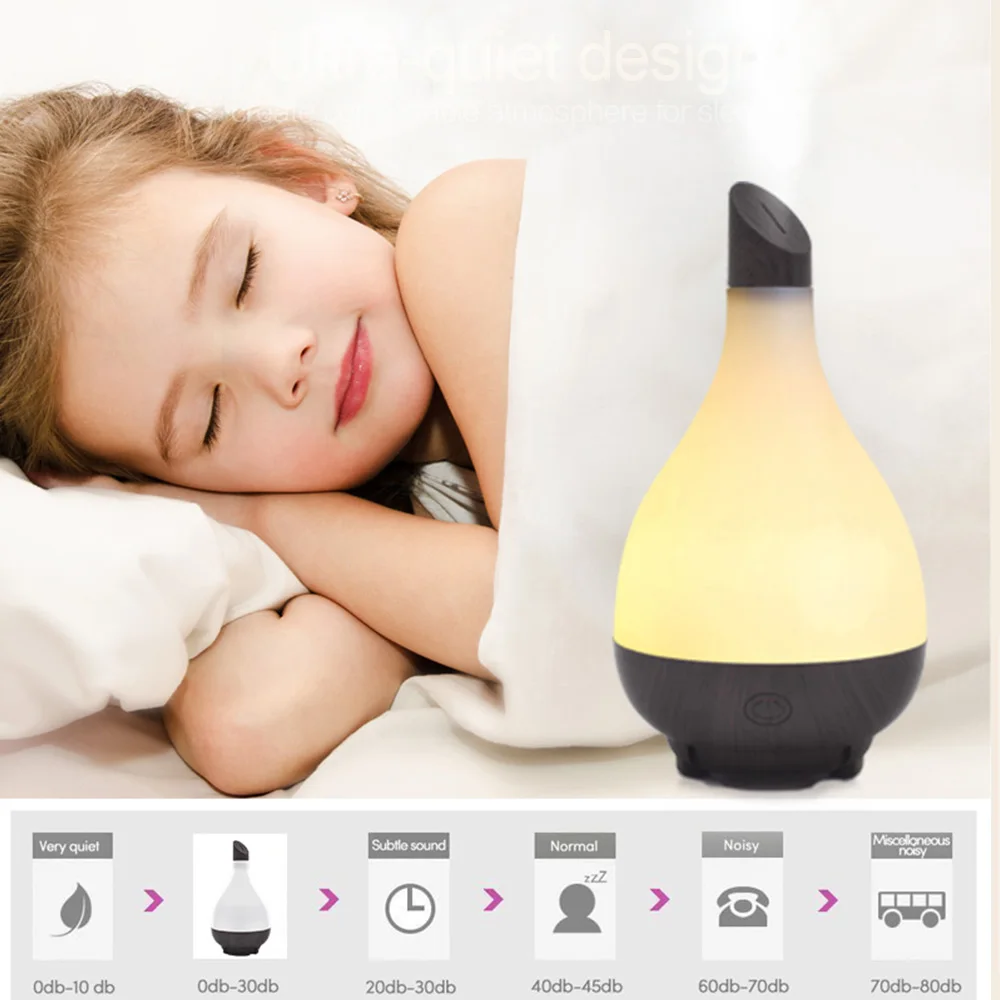 KBAYBO 95ml essential oil diffuser aromatherapy USB mini humidifier mist maker warm light ultrasonic humidifier for home office