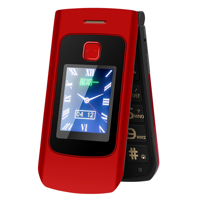 Yeemi K21 Gsm 2g Flip Mobile Phone Dual Display 4800mah Big Speaker
