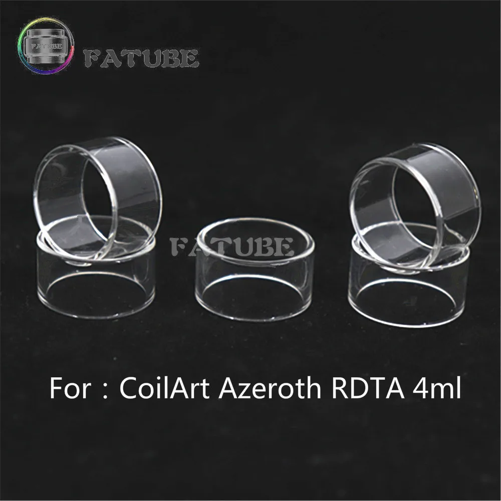 Прямые стеклянные аксессуары FATUBE для сигарет CoilArt Azeroth RDTA/Azeroth RTA/соляная RTA/Toruk
