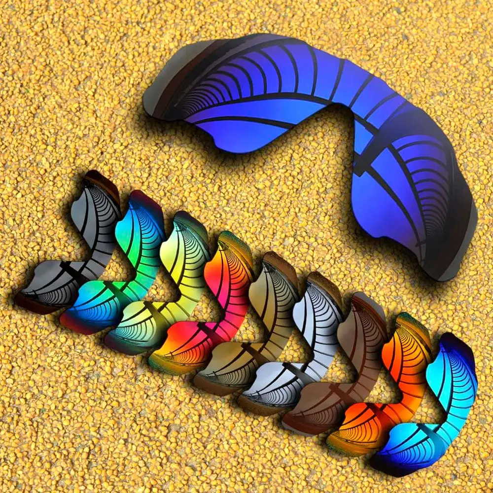 Lenti Di Ricambio Con Rivestimento A Specchio Polarizzato Bruterby Per-Oakley Jawbreaker Frame Multi-Colori