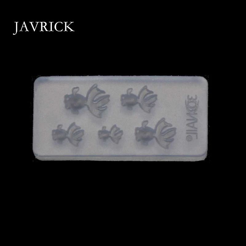 

Cute Vivid Mini Size Goldfish Pendant Silicone Resin Mold Jewelry Making Tools Epoxy Resin Molds