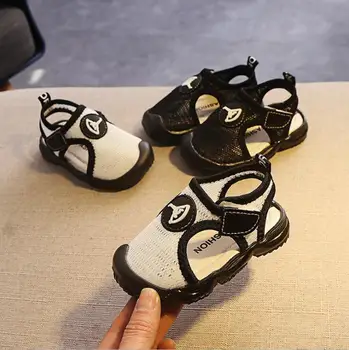 

Summer new children's soft bottom sandals boys girls single net sneakers baby soft bottom casual shoes sandals