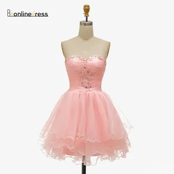 

Cheap Mint Green Homecoming Dress Women Wear Beaded Sparkly Short Gown Above Knee Mini Prom Graudation Dress Party Free shipping