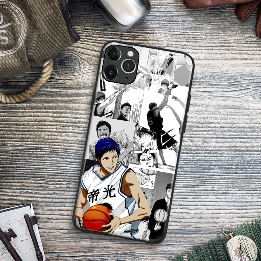 Мягкий стеклянный чехол для телефона Daiki Aomine Kuroko no Basuke anime из ТПУ IPhone SE 6s 7 8 Plus X Xr Xs 11