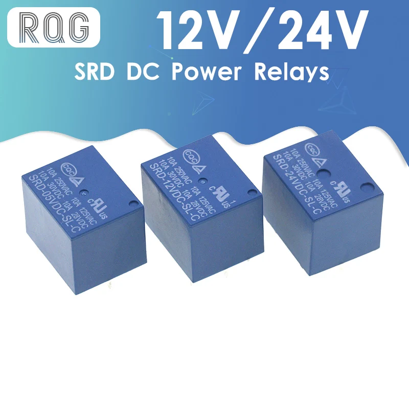 Реле SRD-03VDC-SL-C SRD-05VDC-SL-C SRD-06VDC-SL-C SRD-09VDC-SL-C 3В 5В 6В 9В 12В 24В 48В 10А 250В 5PIN | Обустройство