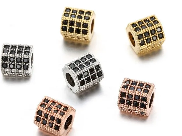 

0,8*0,8 см пробки микро проложить cz Циркон кубического циркония бусины металлический Кристальный браслет сделай сам изготовление серебряное золото покрытием yg343