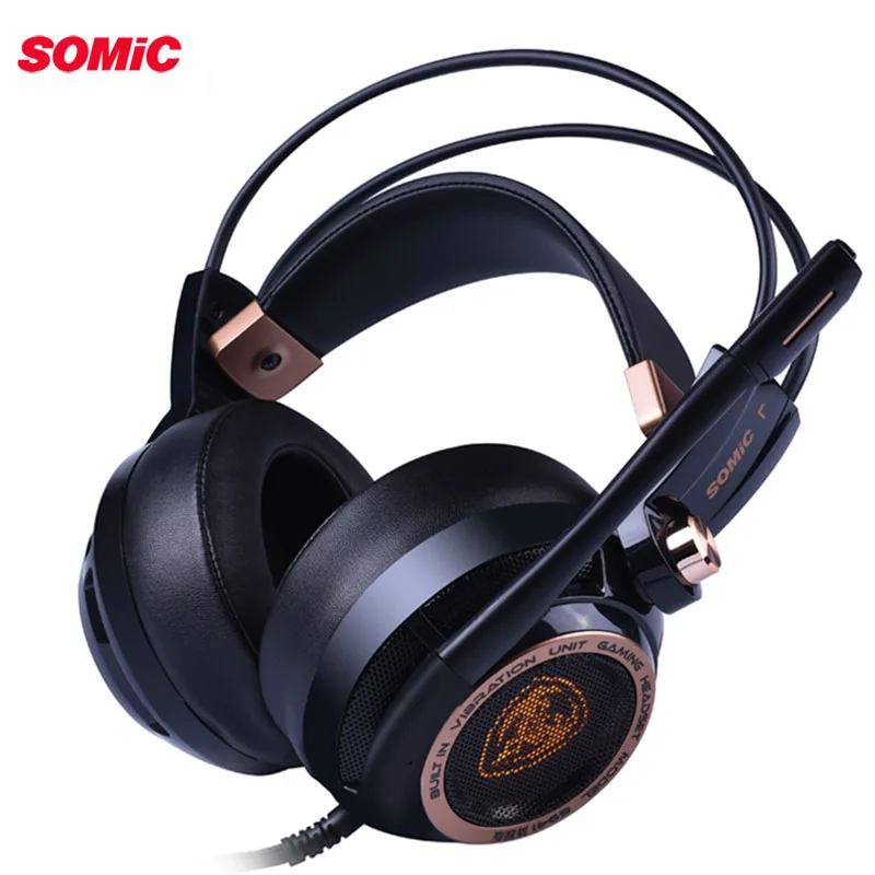  Somic G941 USB Gaming Headset Active Noise Cancelling 7.1 Virtual Surround Sound Headphone with Mic