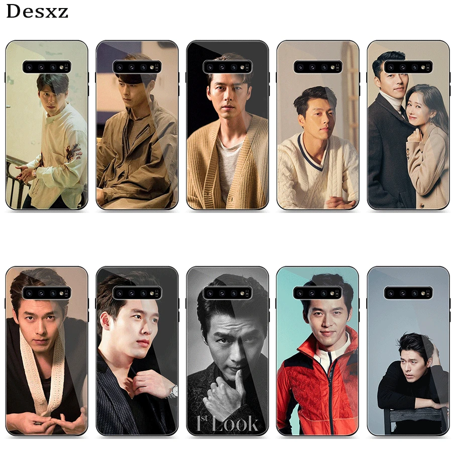 Стеклянный чехол для телефона Samsung A40 A50 A10 A20 A30 A60 A70 S10 S7 Edge S8 S9 Plus Note 8 9 Gisele